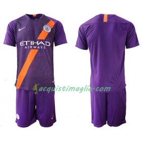 Divisa di Calcio Manchester City Bambino Terza 2018/2019